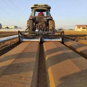 Double ridge forming machine